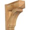 Ekena Millwork Imperial Rough Sawn Arts and Crafts Outlooker, Western Red Cedar, 8"W x 22"D x 22"H OUT08X22X22IMP03RWR - alternate 1